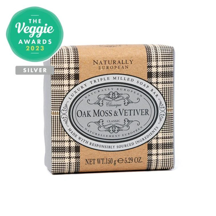 🇬🇧 英國製造 Naturally European 橡木苔岩蘭草香皂 Oak Moss & Vetiver Soap Bar