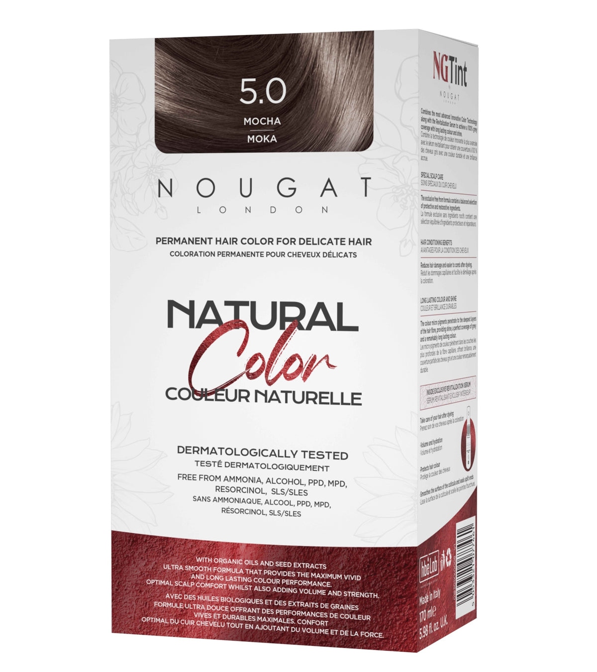 Nougat London 植物染髮劑 摩卡色 5.0 Permanent Hair Colour Mocha 5.0