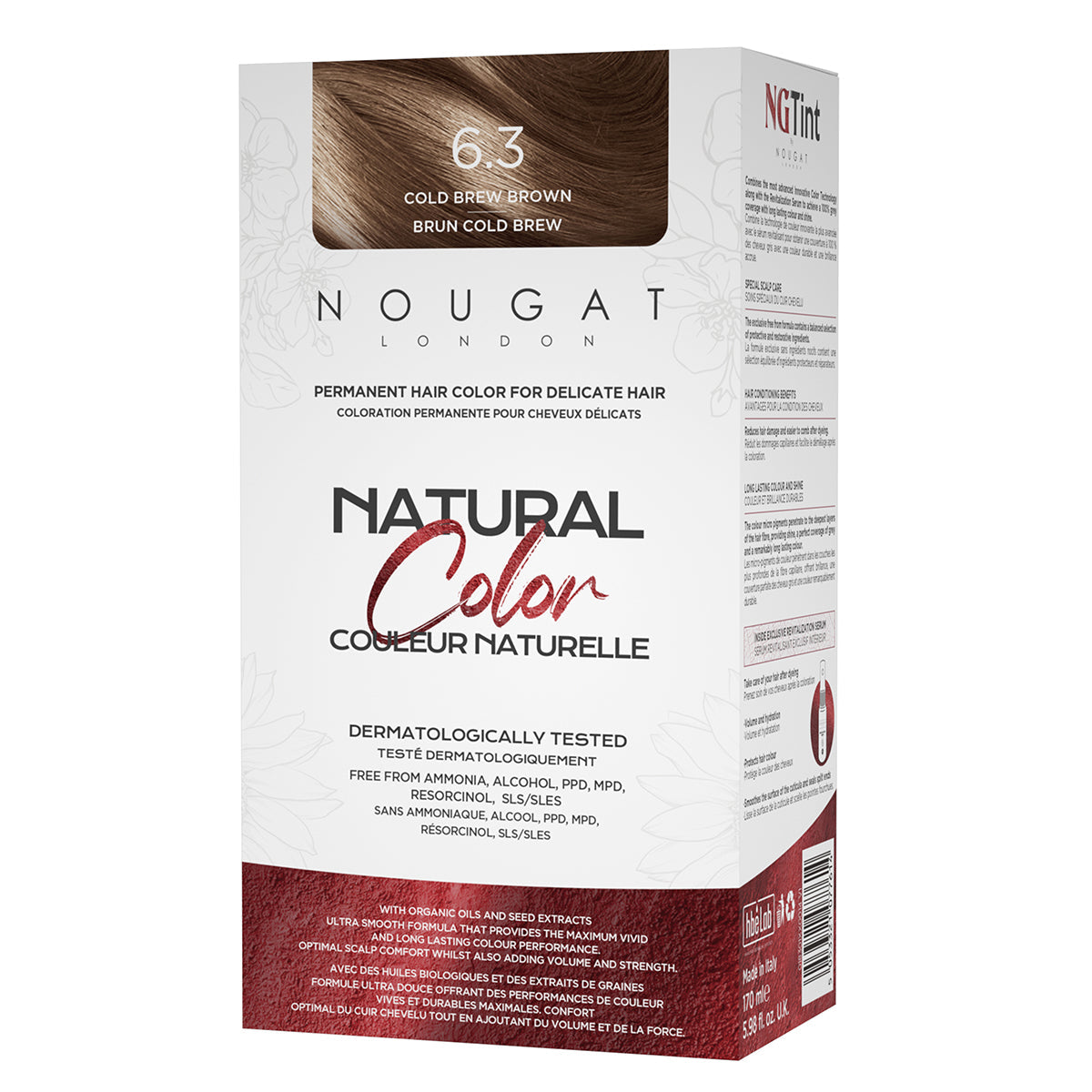 Nougat London 植物染髮劑 冷萃棕 6.3