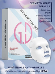 Dr.Blanc 醫學藥用全效美白抗衰面膜 Gluthione Dual Pack Mask Pack 1 盒 5 片