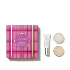 【聖誕限定】Jane Iredale 嘟嘟唇磨砂及精華唇膜套裝