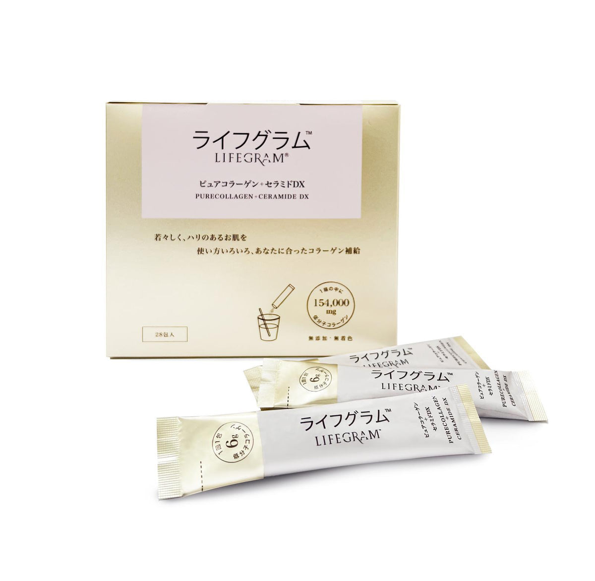 LIFEGRAM 膠原蛋白沖劑 PURECOLLAGEN + CERAMIDE DX