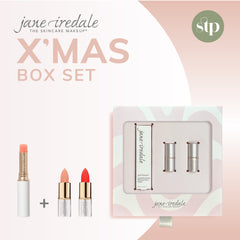 【聖誕限定】Jane Iredale 玫瑰變幻唇膏 Forever Kiss 禮盒套裝