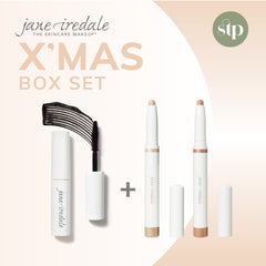 【聖誕限定】Jane Iredale 維C持久柔滑眼影筆 + 角蛋白羽睫纖長睫毛膏套裝