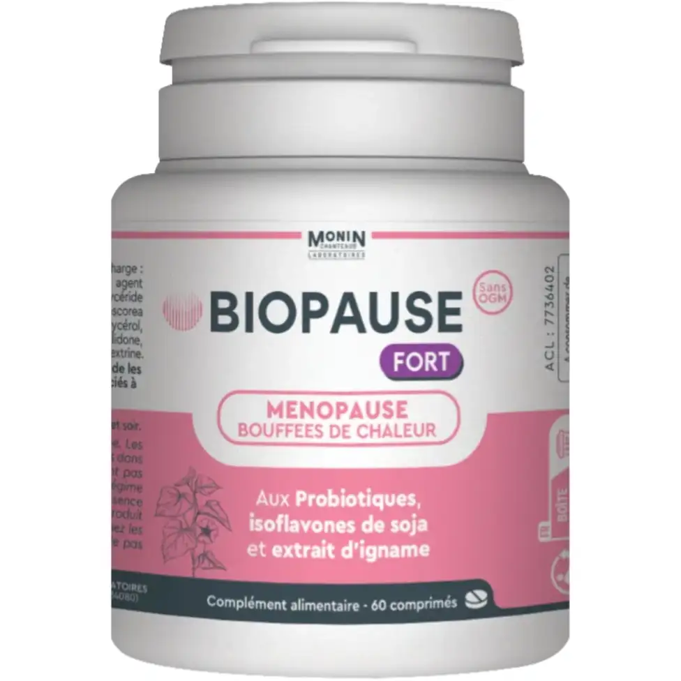 Monin Chanteaud Biopause Fort® 更年期營養補充品（60粒）
