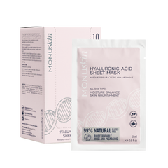 Monuskin 透明質酸補濕純素面膜 Hyaluronic Acid Sheet Mask