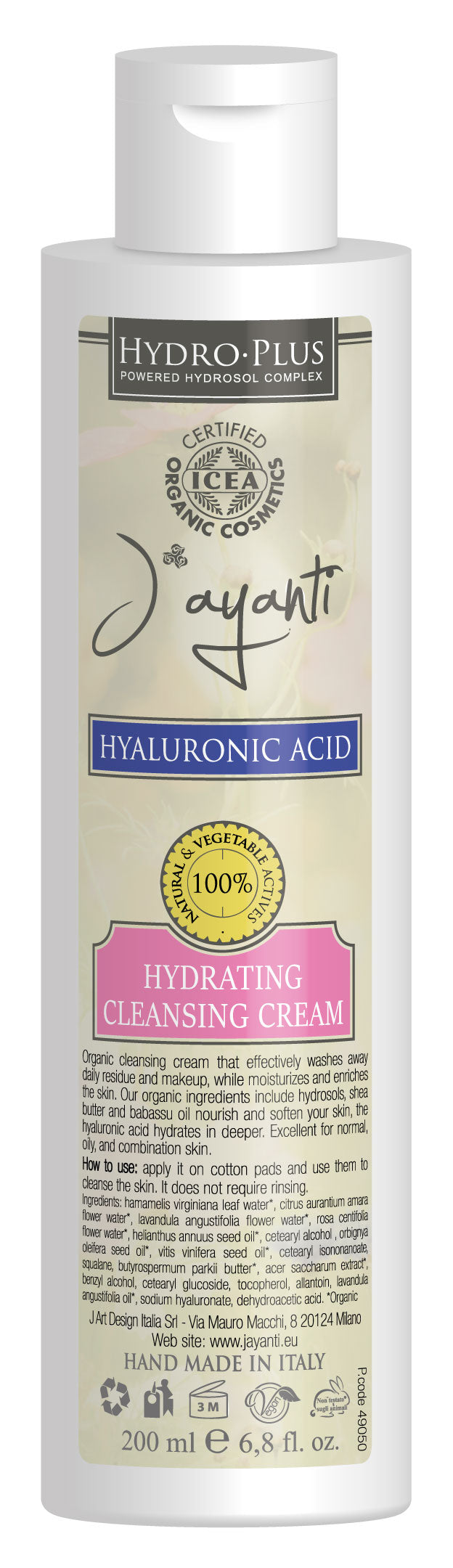 Jayanti 花露保濕潔面霜 Hydrating Cleansing Cream