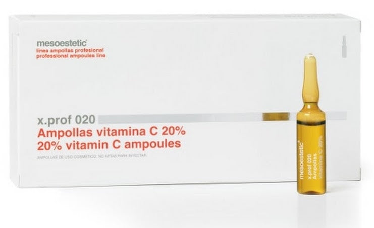 mesoestetic vitamin C激活亮白細胞精華20% (x.prof 020 vitamin C 20%) 5ml x 20